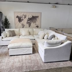 BRAND NEW! White 6 Piece CLOUD Modular Sectional Couch (FREE DELIVERY 🚚)