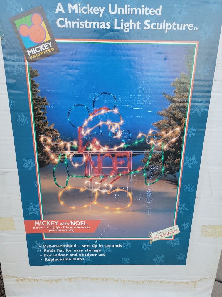 Vintage Disney MICKEY UNLIMITED lighted Sculpture