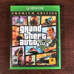 XBox One 1 Grand Theft Auto V GTAV Video Game Good Condition