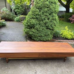 Mid Century Vintage Walnut Table 