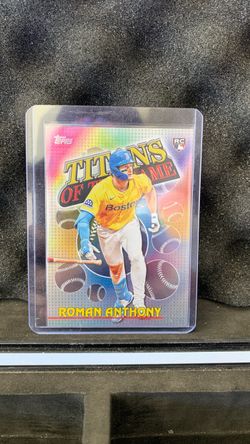 Roman Anthony Topps Titans of the Game RC Card