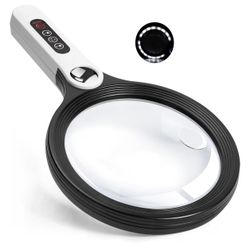 Large Magnifying Glass with Light
