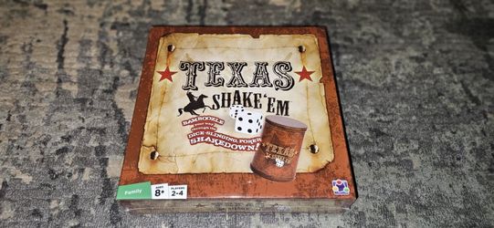 Texas Shake 'Em Poker Dice Game (2011). BRAND NEW & FACTORY SEALED!!