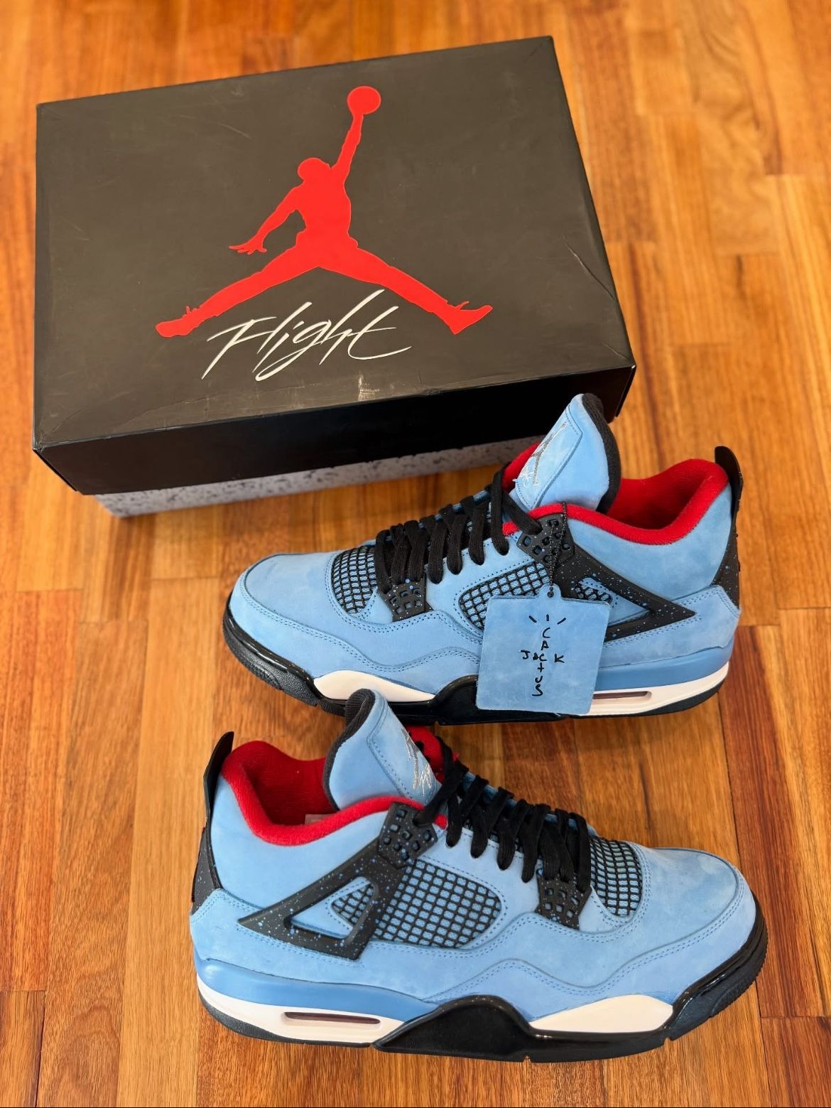 Travis Scott Air Jordan 4 Retro 'Cactus Jack' Size 9.5