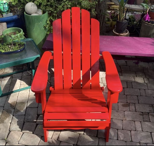 Folding Wood Adirondack