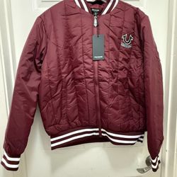 True Religion Quilted Bomber  Jacket 