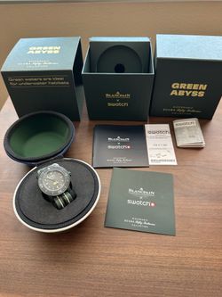 Blancpain x Swatch Fifty Fathoms Green Abyss