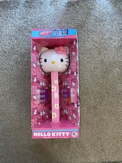 NEW Collectible 2013 HELLO KITTY 12" Giant Jumbo PEZ DISPENSER Pink Flower Candy