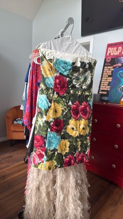 Ann Taylor LOFT Floral Strapless Dress – Size 2
