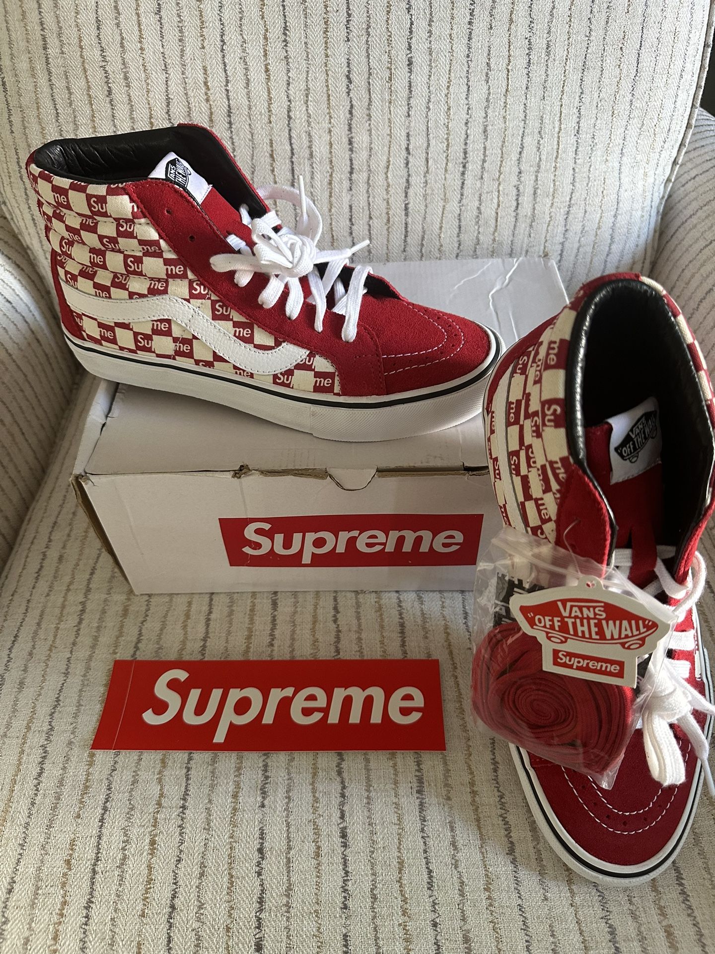 Vans X Supreme Sk8 High Pro