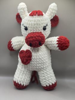 Crochet San Valentin Cow
