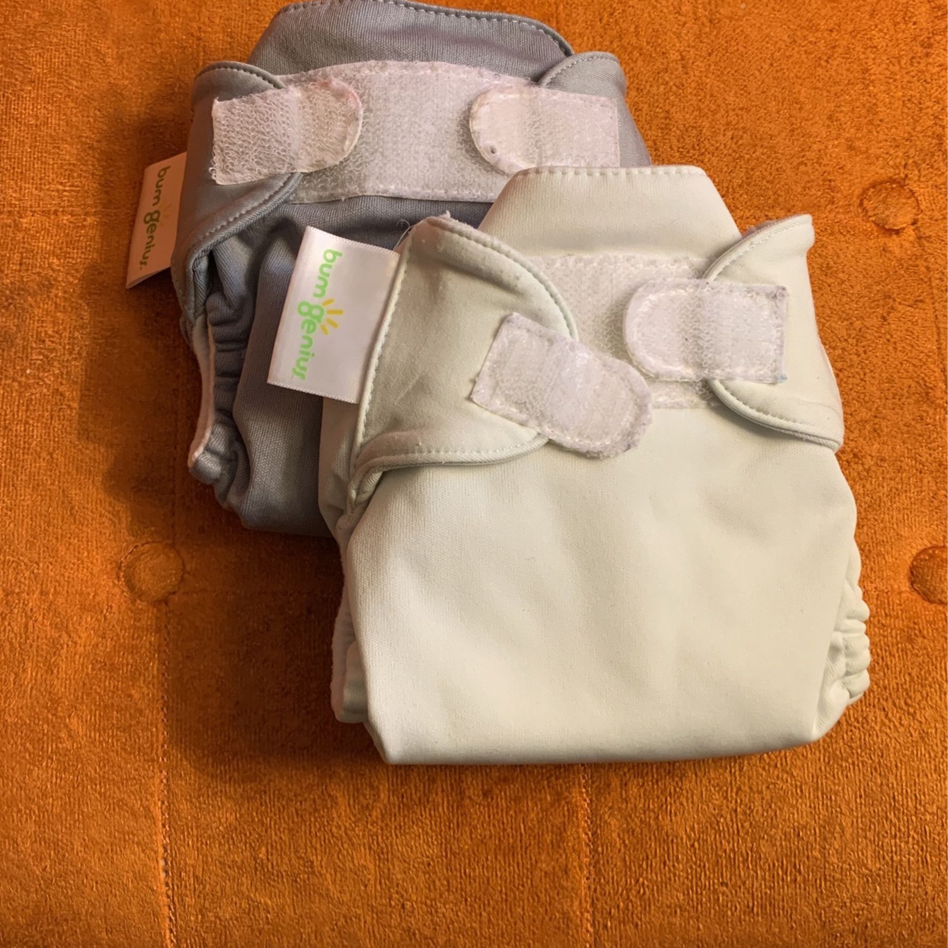 Two Bum genius All In One Cloth Diapers Newborn XS
