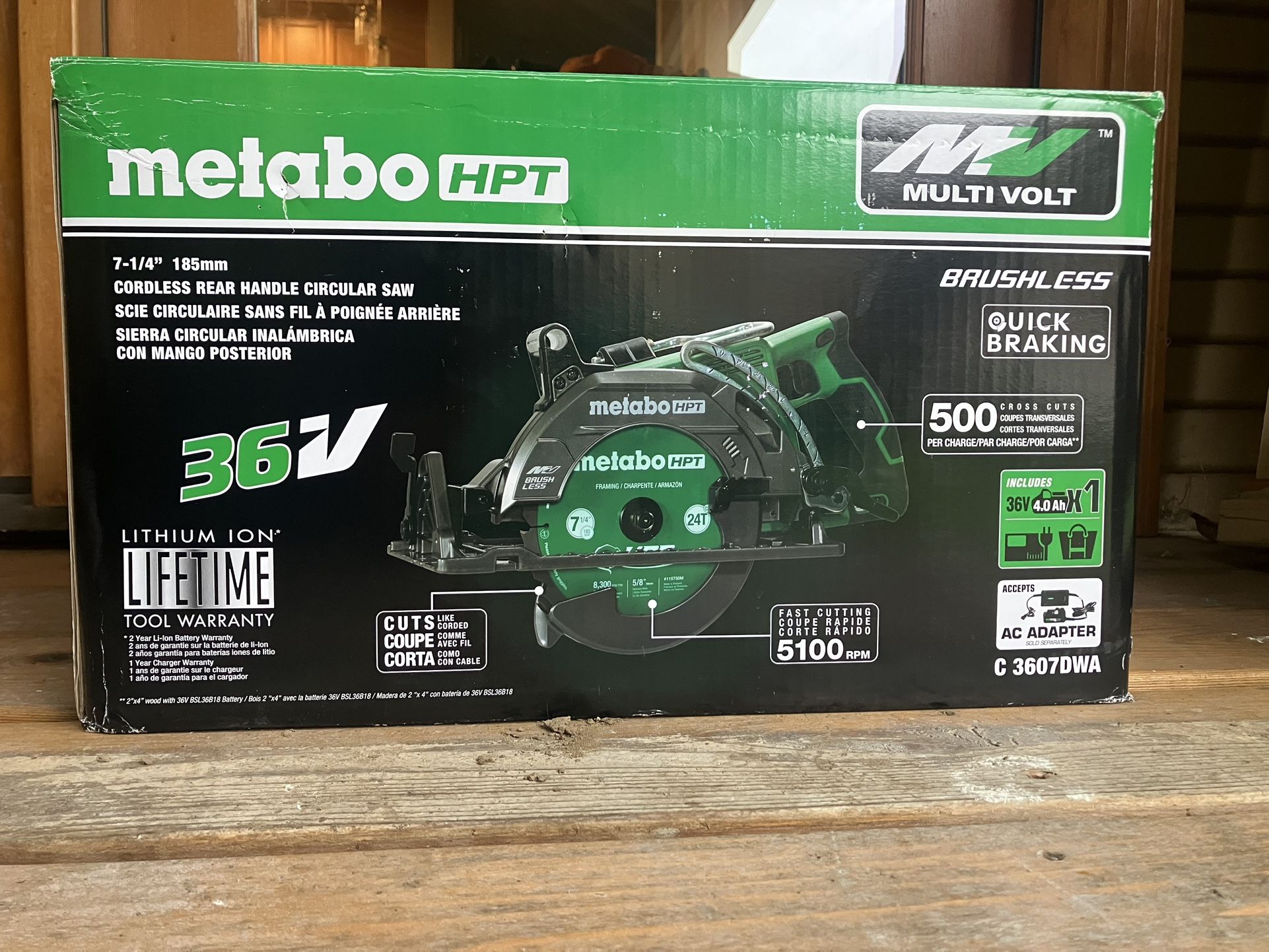 Metabo HPT Cordless Rear Handle Saw