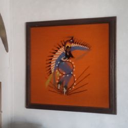Eagle Feather Dance Woven Picture 