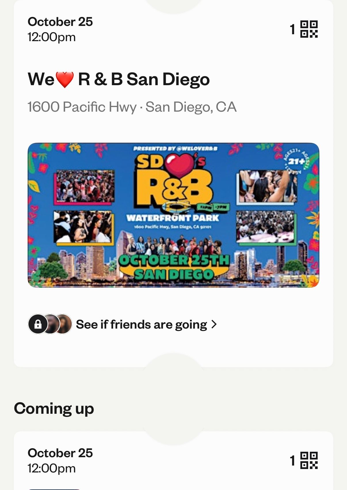 I ❤️R&B Tix - 3 - 20each