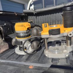 Dewalt 618 Router And DW6182 Plunge Base