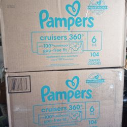 Pampers Diapers Size 6 (2 Boxes)