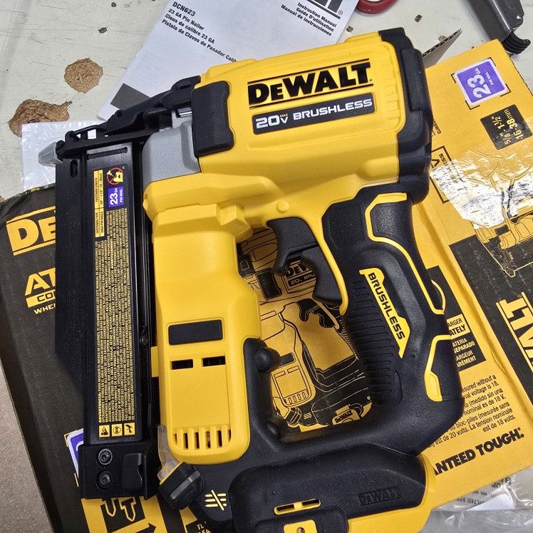 Dewalt ATOMIC 20V MAX Lithium Ion Cordless 23 Gauge Pin Nailer Tool Only