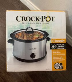 Crock-Pot 4.5 qt. Manual Slow Cooker - Silver SCR450-S