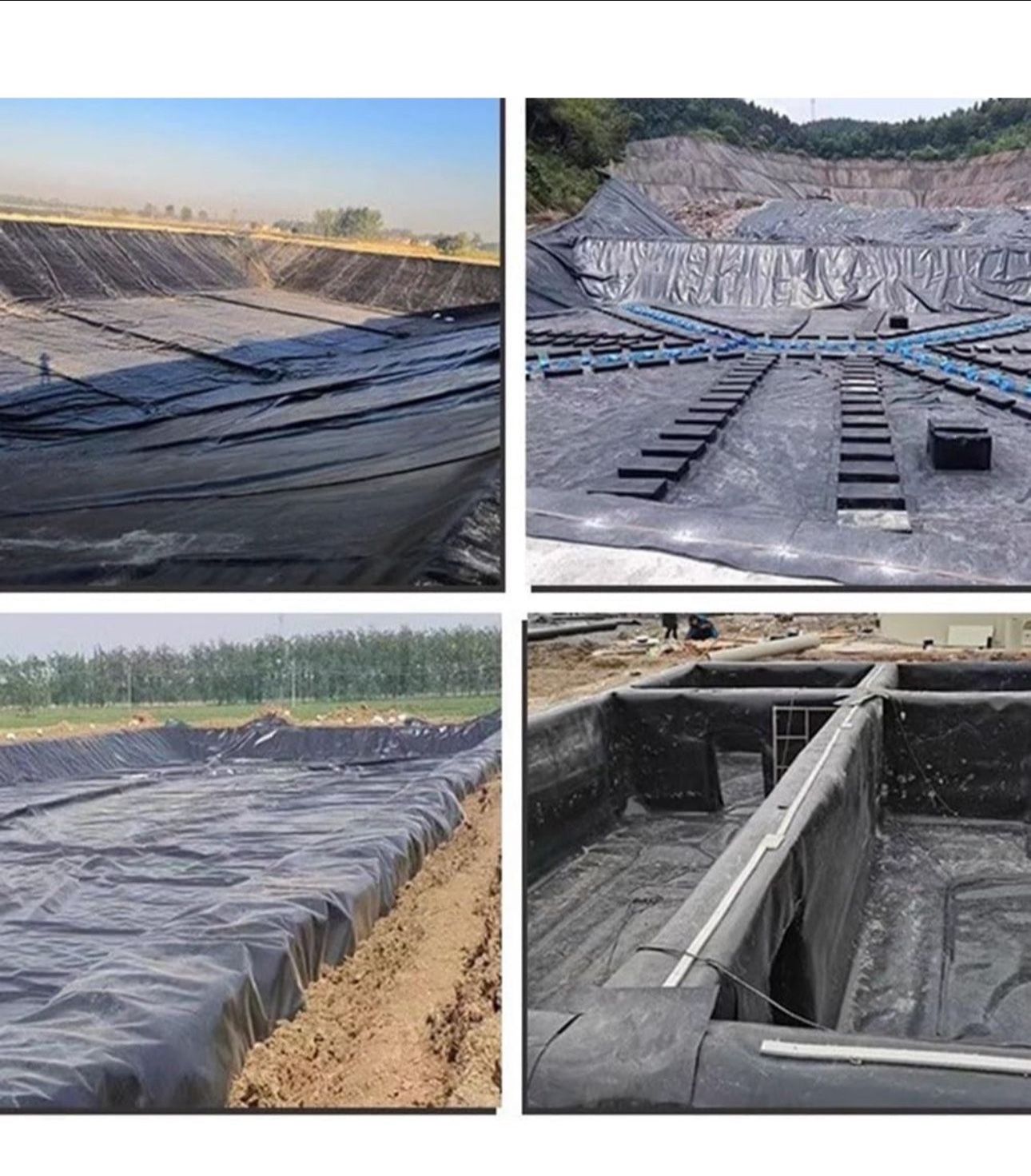 Pond Liner, 45 Mil EPDM Rubber Fish Safe Pond Liner Easy Cutting for Outdoor Waterfall, Fish or Koi Pond Water Garden, Fountains and Bed Planter, Blac