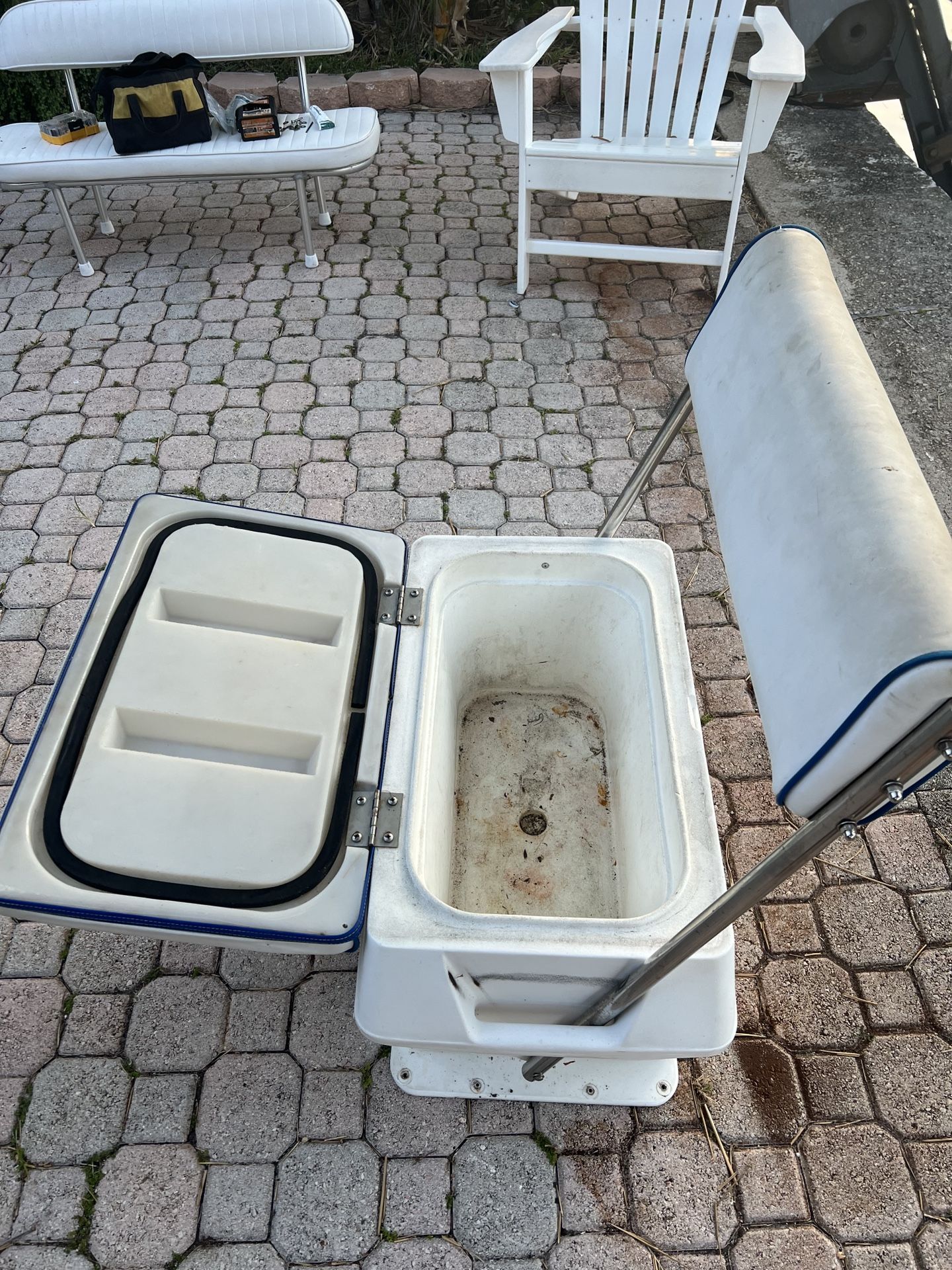 Boat Cooler Seat 