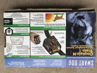 Invisible dog fence and trainer.