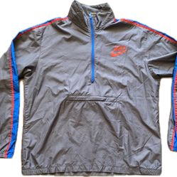Nike Windbreaker Jacket Hooded  Quarter Zip Pullover Training Performance XL