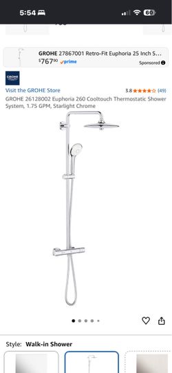 Grohe Euphoria 260 Cool Touch Shower System