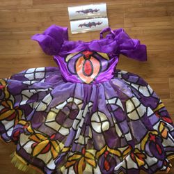 NEW Chasing Fireflies Stained Glass Fairy Costume Size 4