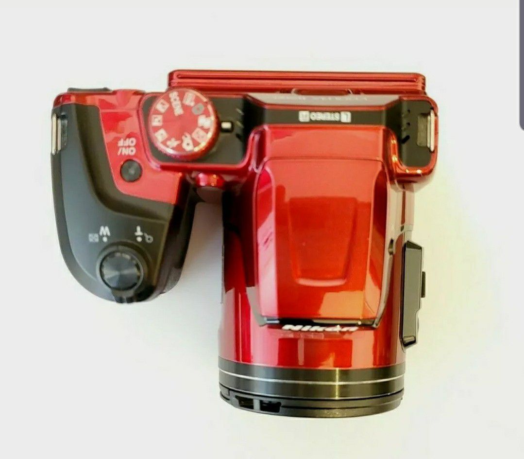 Nikon COOLPIX B500 40x Optical Zoom Digital Camera - Red - Display Unit