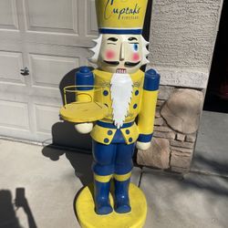 Cupcake Vineyards Advertising Store Display Statue Nutcracker