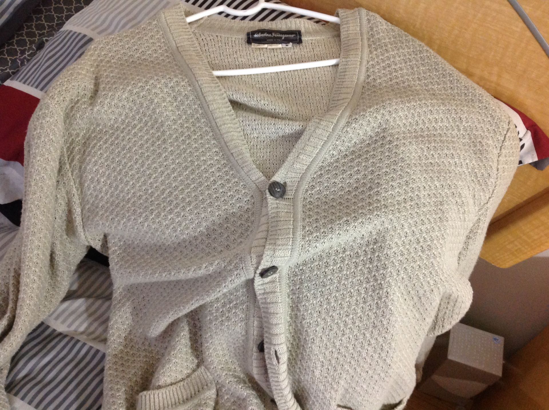 Ferragamo cardigan men's excellent condition!