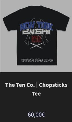 THE TEN CO.  NY SUSHI CHOPSTICKS TEES