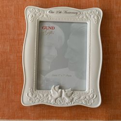 Elegant 25th Anniversary Picture Frame 