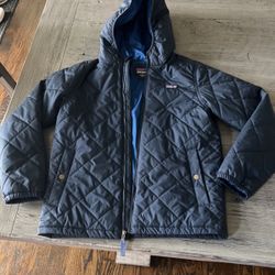 Patagonia Boys Large Jacket (Diamond Quilt Hoodie)