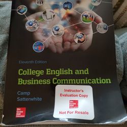 College English and Business Communication 11th Edition 