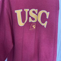 USC Trojans Rivalry Threads Crewneck Sweatshirt XL Red Gold