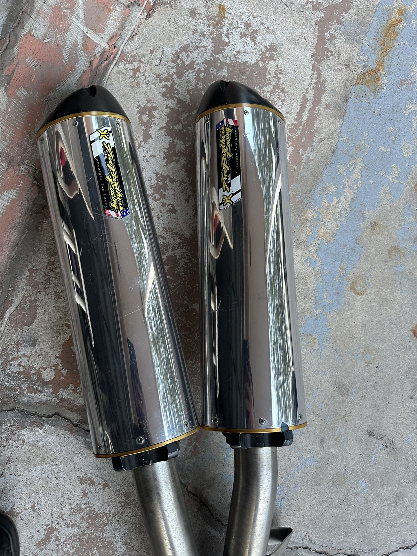 Yamaha FJR 1300 Two Brothers Stainless Mufflers/exhaust