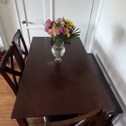 Dinning Table With chairs And Bench 