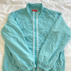 Supreme Classic Logo Taping Track Jacket Pale Green Medium