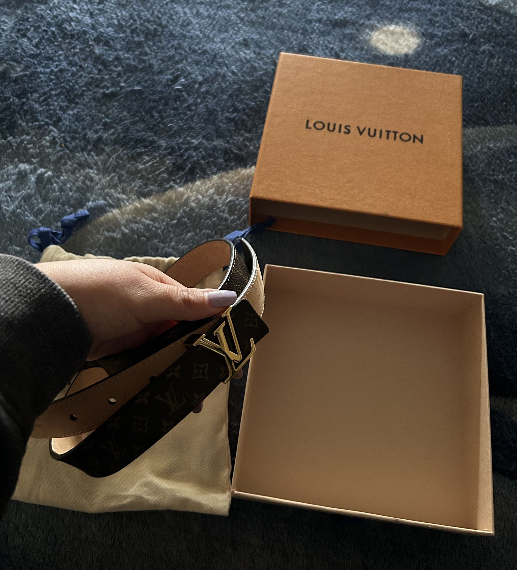 Brand New Louis Vuitton Mini Monogram Belt 25mm Size 85/34 100