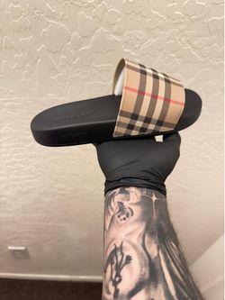 Burberry slides
