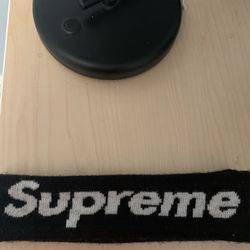 Authentic Supreme Black Headband