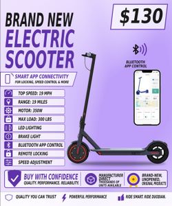 New electric scooter