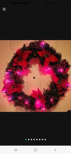 Martha Stewart 30" Prelit Wreath