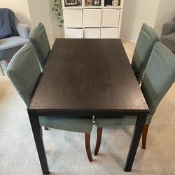 IKEA Vangsta Extendable Table and Chairs