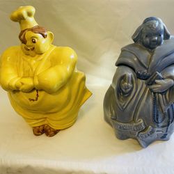2- Red Wing 1940s Cookie Jars