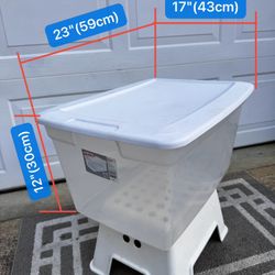 58 qt Sterilte® renowned brand storage box