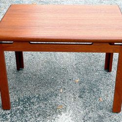 Vintage Teak "Floating top" Side Table