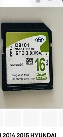 Hyundai Santa fe Navigation SD Card